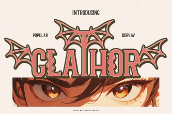Glathor - Decorative Font