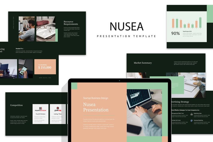 Nusea : Startup Business Plan Keynote