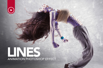 Lines Animation Photoshop Action