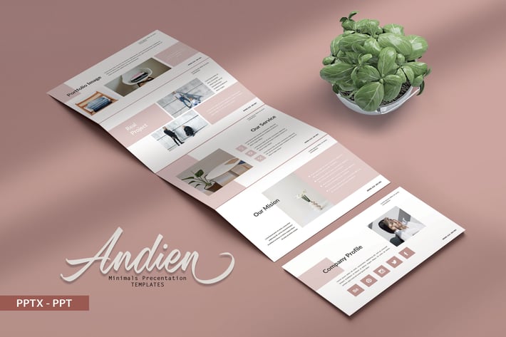 ANDIEN - Minimals Fashion Powerpoint Template