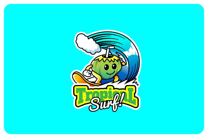 coco surf - Mascot & Esport Logo