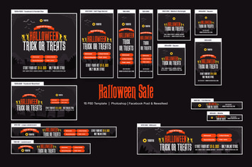 Halloween Sale Banners Ad