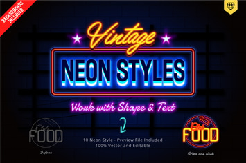 Neon Text Effects