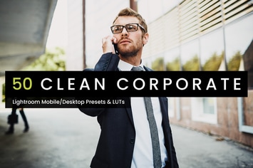 50 Clean Corporate Lightroom Presets