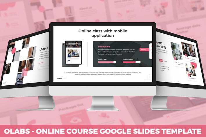 Olabs - Online Course Google Slides Template