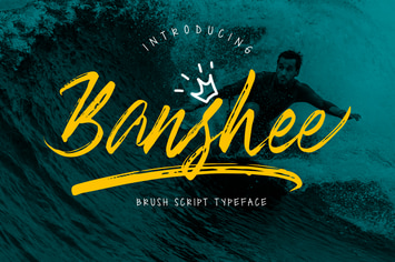Banshee Brush Instagram Font