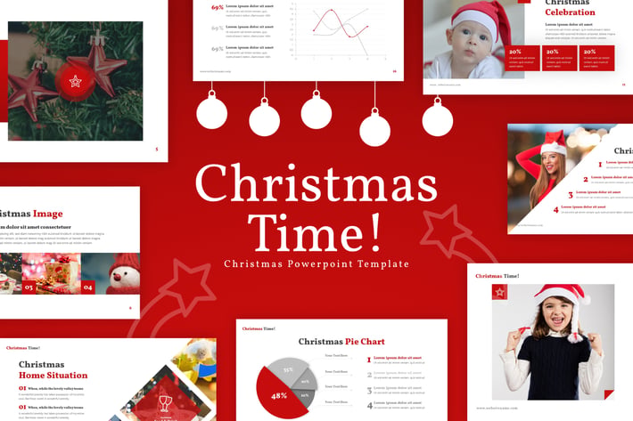 Christmas Time Event Presentation Template