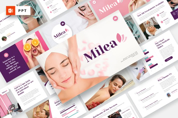Milea - Beauty & Spa Solution Powerpoint Template