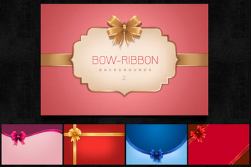 Bow Ribbon Backgrounds Col2 