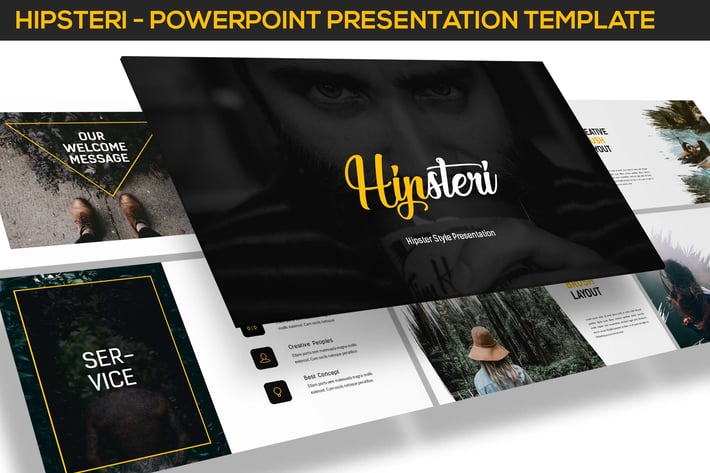 Hipsteri - Hipster Style Powerpoint Presentation