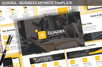 Quadra - Business Keynote Template