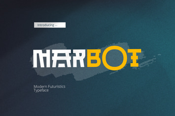 Marbot - Unique  Futuristic Font