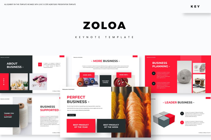 Zoloa - Keynote Template