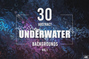 30 Abstract Underwater Backgrounds - Vol. 1