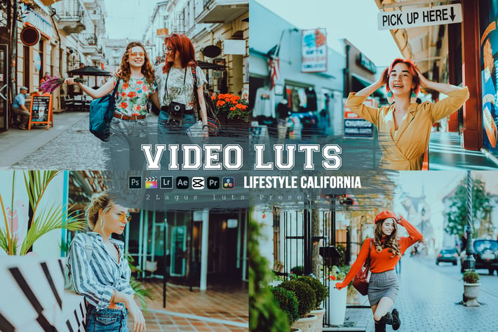 Lifestyle California Presets & luts Premiere Pro