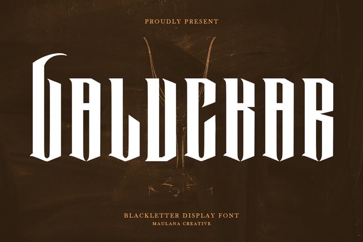 Valuckar Blackletter Display Font