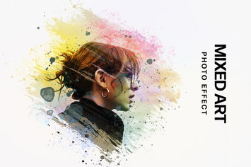 Mixed Art: Watercolor Photo Effect