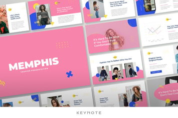Memphis - Creative Keynote Template