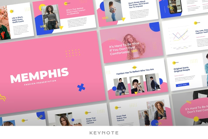 Memphis - Creative Keynote Template