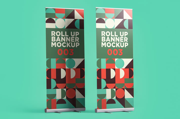 Roll Up Banner Mockup 003