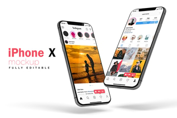 iPhone X Mockup V.7