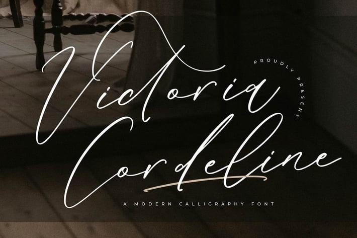 Victoria Cordeline Modern Calligraphy Font
