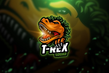 T- Rex 2 - Mascot & Esport Logo