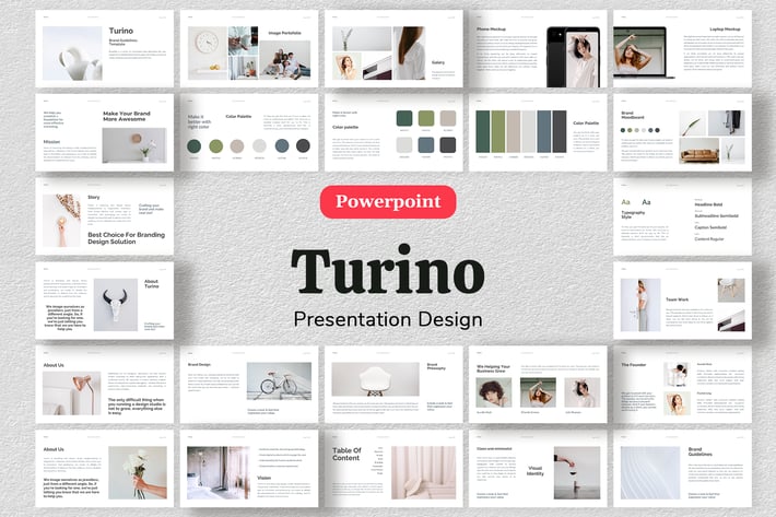Turino - Branding Presentation Template Powerpoint