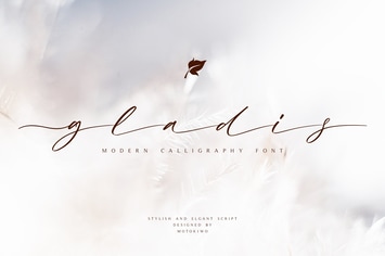 Gladis - Modern Calligraphy Font