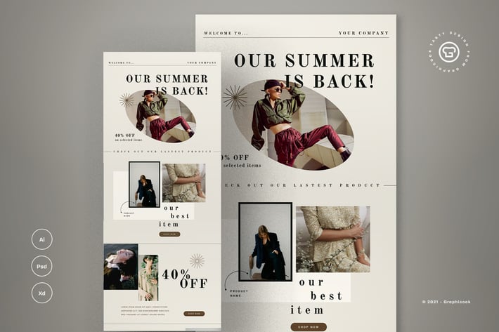 Fashion Email Newsletter 