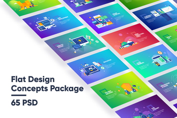 Flat Design Concepts Package