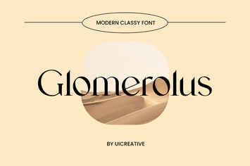 Glomerolus Modern Classy Serif Font