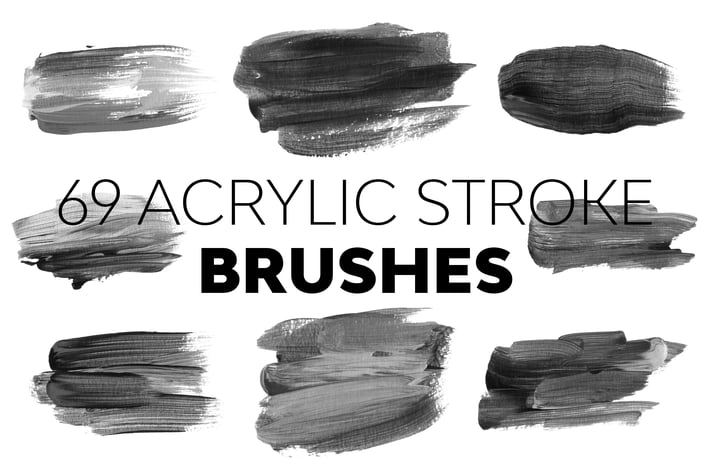 Acrylic Stroke Brushes