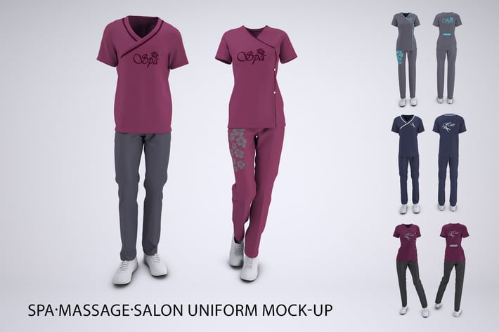 Spa Uniform Mock-Up