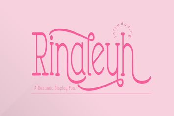 Rinaleyh - Romantic Display Font