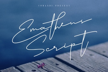 Emathens Monoline Script