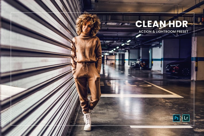 Clean HDR Action & Lightroom Preset