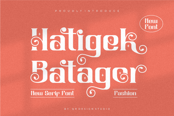 Hatigek Batagor - Serif Font