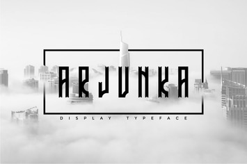 Arjunka - Unique Display Font