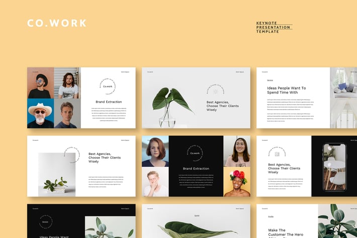 Cowork - Simple & Clean Keynote Template