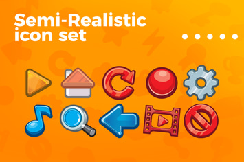 Games and applications icon set vol 1