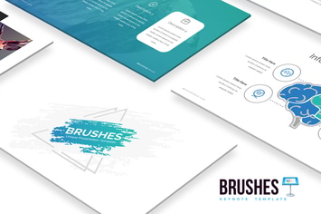 Brushes Keynote Template