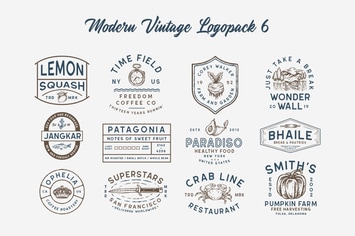 Modern Vintage Logopack 06