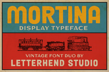 Mortina Font Duo - Display Typeface