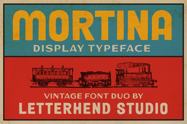 Mortina Font Duo - Display Typeface