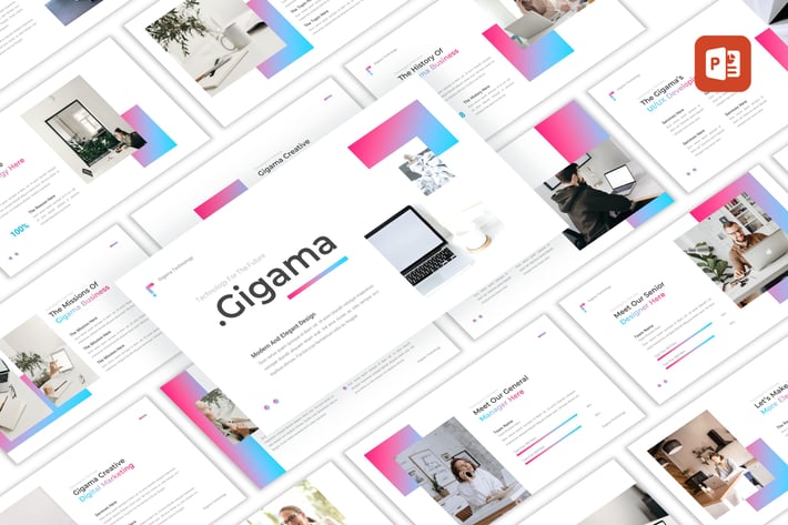 Gigama - Tech Company PowerPoint Template