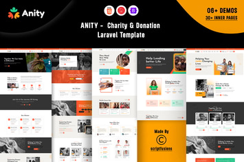 Anity - Charity & Donation Laravel Template
