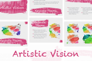 Artistic Visions Keynote template