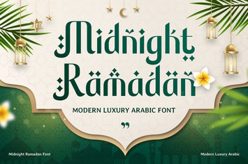 Midnight Ramadan - Modern Luxury Arabic Font