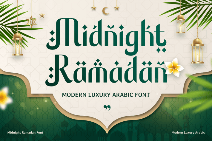 Midnight Ramadan - Modern Luxury Arabic Font
